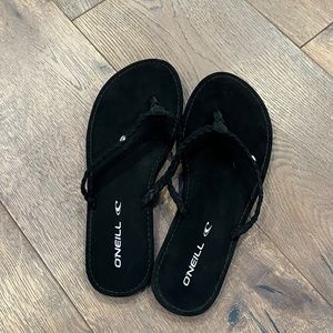 O'Neill braided flip flop sandals